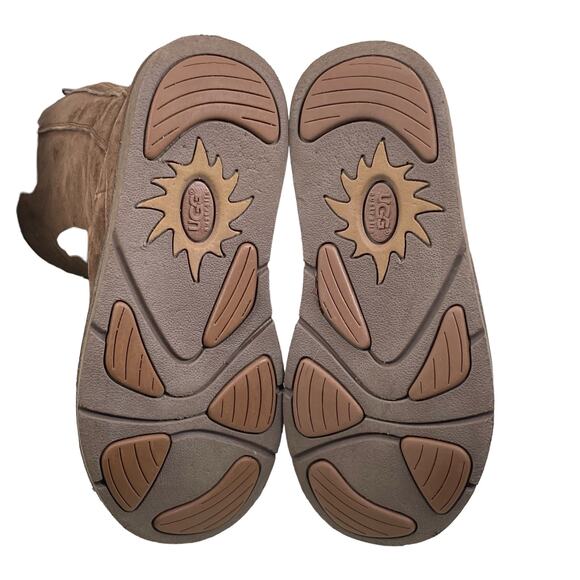 UGG Women’s Knightsbridge Brown Suede Tall Winter Boot Size US 7 - Picture 9 of 10